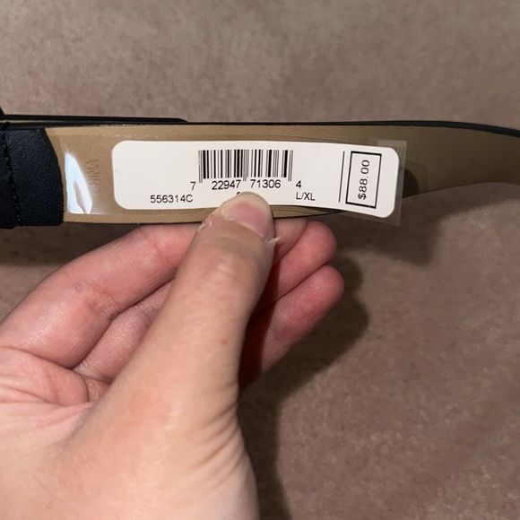 MICHAEL Michael Kors Adjustable Belt Bag NWT Logo Black Grey MK Gold Hardware - Picture 4 of 6